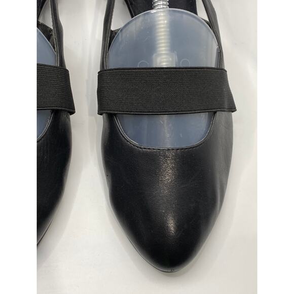 AEROSOLES Women's Black Almond-Toe Slip-On Lightweight Mary Jane Flats SZ 9 - Picture 7 of 8
